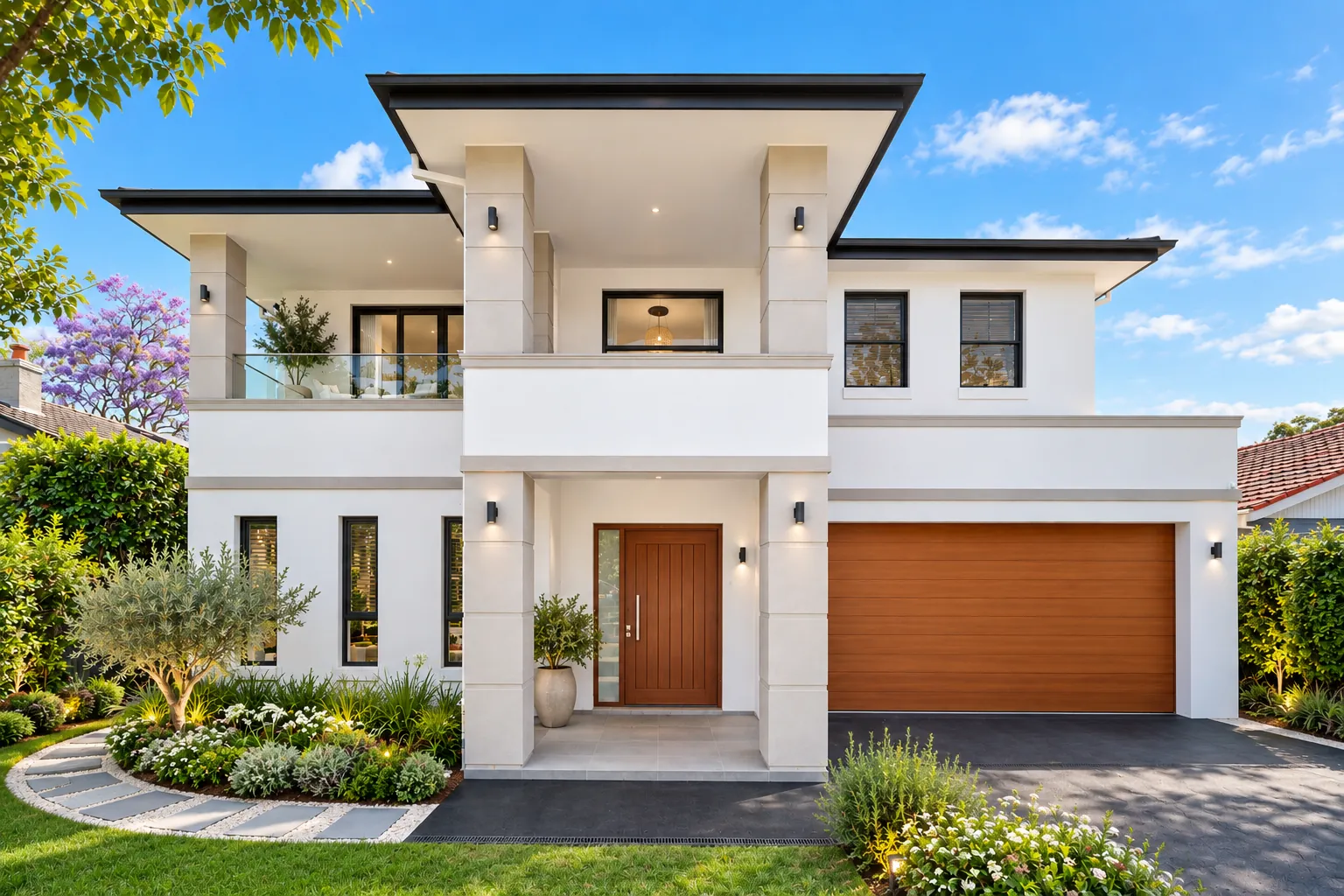 Front of a Walter Homes project in Willoughby